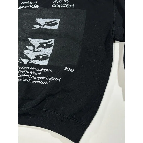 Ariana Grande 2019 Sweetener World Tour Crew Neck Sweatshirt Size Large Music - Picture 14 of 14